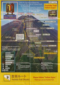 Yoshida Trail Map 2010